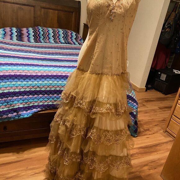 #29) Evening Gown: Bronze Dragon Princess - Picture 9 of 10